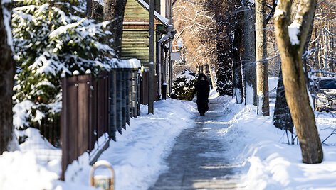 Žiema sukaustė Lietuvą