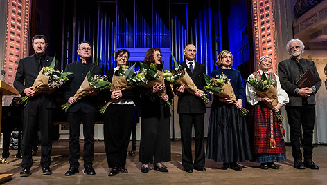 Lietuvos nacionalinių kultūros ir meno premijų bei Nacionalinės Jono Basanavičiaus premijos laureatų pagerbimo i&scaron;kilmės