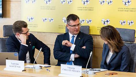 Lukas Savickas, Laurynas Kasčiūnas, Viktorija Čmilytė-Nielsen