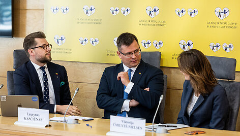Lukas Savickas, Laurynas Kasčiūnas, Viktorija Čmilytė-Nielsen
