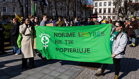 Tarptautinės moterų solidarumo dienos eitynės Vilniuje