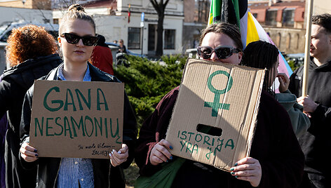 Tarptautinės moterų solidarumo dienos eitynės Vilniuje