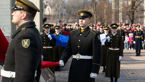 Baltijos valstybių vėliavų pakėlimo ceremonija