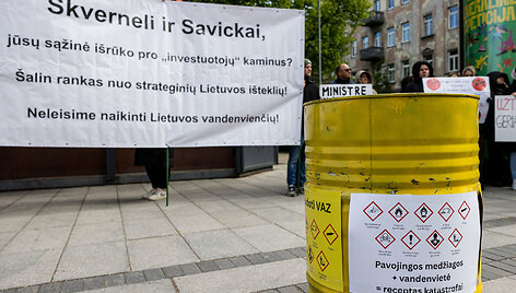 Piketas prie Ekonomikos ir inovacijų ministerijos