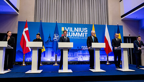 Mette Frederiksen, Volodymyras Zelenskis, Markas Rutte, Gitanas Nausėda, Andrzej Duda, Nicusoras Danas