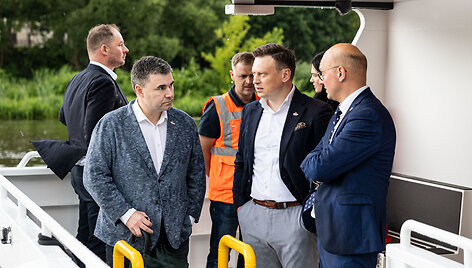 Pirmojo elektrinio keleivinio laivo &bdquo;Rytas&ldquo; pristatymas