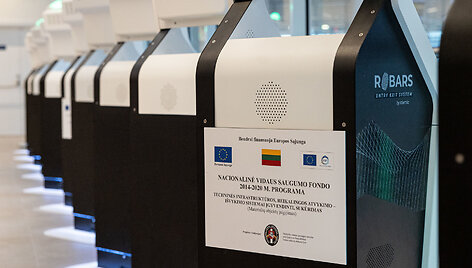 ES piliečių naujos atvykimo-i&scaron;vykimo sistemos pristatymas Vilniaus oro uoste