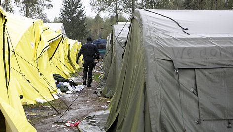 Migrantų stovykla Rūdninkuose