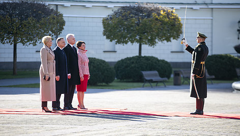 Prezidentas Gitanas Nausėda susitinka su Lenkijos prezidentu Andrzejumi Duda