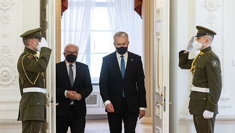 Gitanas Nausėda susitiko su Vokietijos Prezidentu