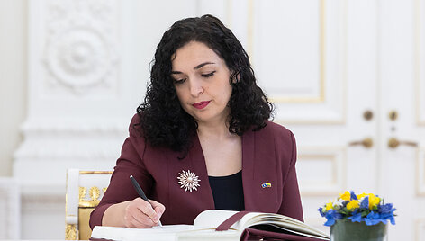 Kosovo Prezidentė Vjosa Osmani