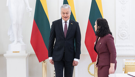 Prezidento susitikimas su Kosovo Prezidentė Vjosa Osmani