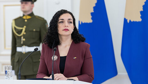 Kosovo Prezidentė Vjosa Osmani