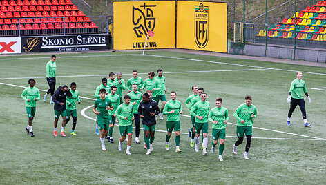 Vilniaus &bdquo;Žalgirio&ldquo; treniruotė prie&scaron; rungtynes Čempionų lygos atrankoje
