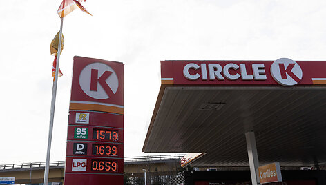 Degalų kainos Circle K degalinėje