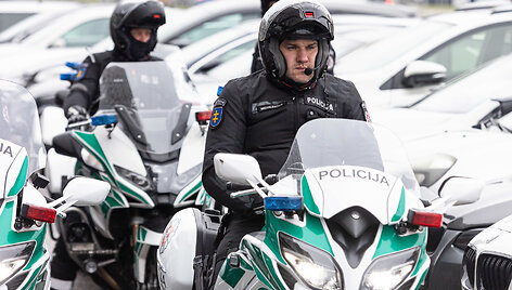 Lietuvos kelių policijos tarnyba ir Vilniaus apskrities policijos komisariato pareigūnai pradėjo patruliavimo motociklais sezoną