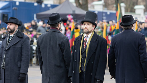 Trijų Baltijos valstybių vėliavų pakėlimo ceremonija