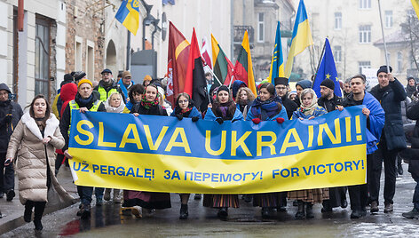 Eitynės už Ukrainos pergalę