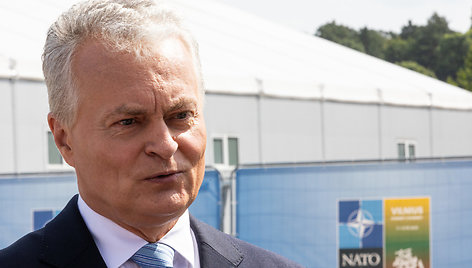 Prezidentas Gitanas Nausėda apsilankė „Litexpo“ prieš NATO viršūnių susitikimą