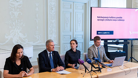 Spaudos konferencija dėl Nekilnojamojo kultūros paveldo apsaugos įstatymo