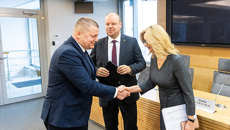 Dainius Gaižauskas, Saulius Skvernelis, Rita Tama&scaron;unienė