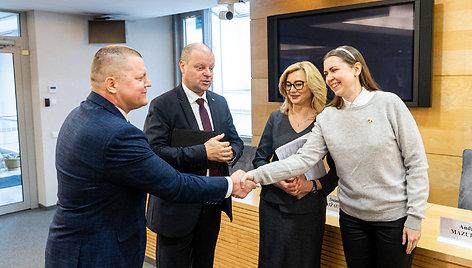 Dainius Gaižauskas, Saulius Skvernelis, Rita Tamašunienė, Dovilė Šakalienė