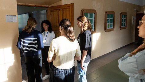 Vilniaus Antakalnio gimnazijoje laikomas lietuvių kalbos ir literatūros brandos egzaminas