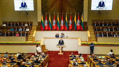 Seime prasideda Respublikos Prezidento Gitano Nausėdos inauguracija