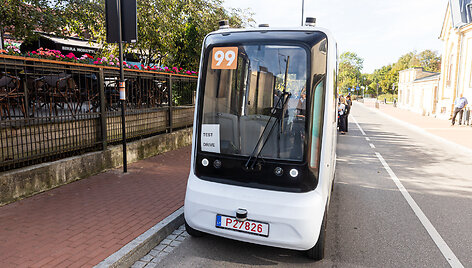 Autonominio autobuso pristatymas