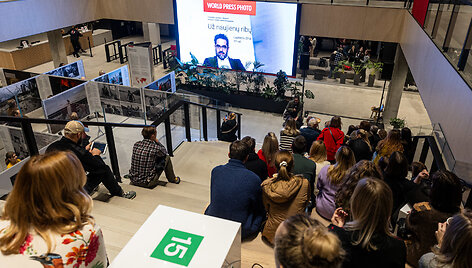 Magnum agentūros fotografo Thomas Dworzak paskaita &bdquo;World Press Photo&ldquo; parodoje