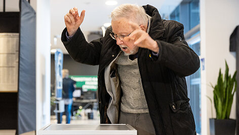 Vytautas Landsbergis i&scaron; anksto balsavo Seimo rinkimuose