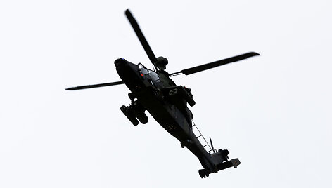  Pratybų &bdquo;Griffin Lightning 2025&ldquo; pristatymas ir Lietuvoje dislokuotų Vokietijos sraigtasparnių pakilimas