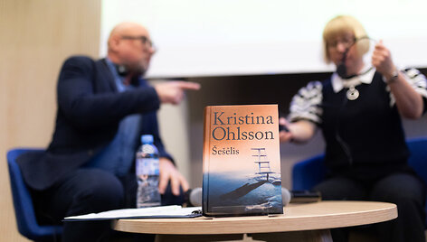 Susitikimas su &scaron;vedų ra&scaron;ytoja Kristina Ohlsson ir jos detektyvų pristatymas