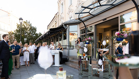 Radisson Collection Astorija Hotel terasoje vyko šampano vakaras