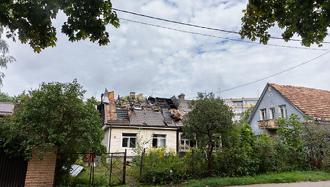 Gaisras Žvėryne, Lū&scaron;ių g. 18