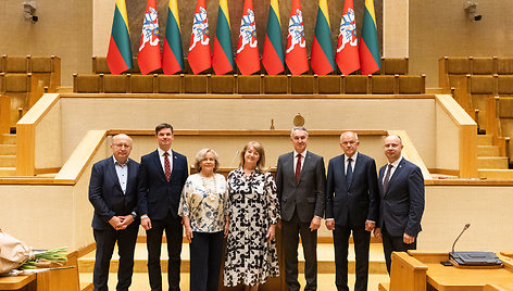 Pažymėjimų įteikimo ceremonija