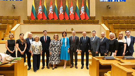 Pažymėjimų įteikimo ceremonija