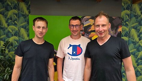 Vincentas Regente ,Dominykas Chlebinskas ir Markusas Nowakas