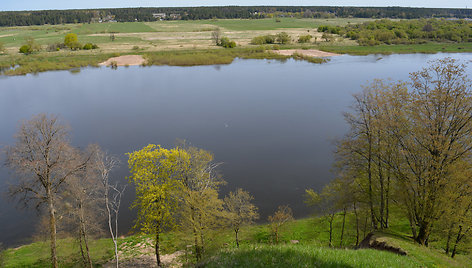 Nemuno panorama nuo Sudargo piliakalnių (Šakių r.)