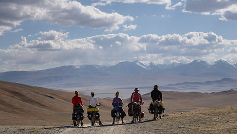 Gurevičių kelionės dviračiais, Mongolija