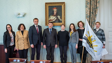 Žygiu iš Šiaulių į Kauną gimnazistė įprasmino prof. S.Šalkauskio atminimą