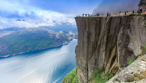 Preikestolen uola, Norvegija 