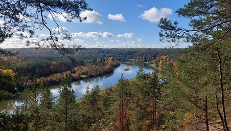 Neries slėnis nuo Paneri&scaron;kių regyklos