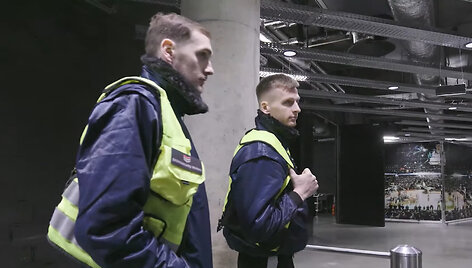 Arnas Butkevičius ir Tyleris Cavanaugh