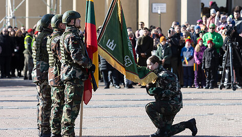 Lietuvos &scaron;aulių sąjungos narių priesaikos ceremonija / Pauliaus Peleckio nuotr.