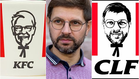„KFC“ atstovai Lietuvoje paprašė JAV teisininkų įvertinti A.Kandroto-Celofano naudojamą logotipą