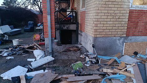 Gaisras nuniokojo gausios Glinskų &scaron;eimos namus