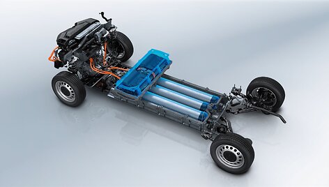 Vandeniliu varomas &bdquo;Peugeot e-Expert Hydrogen&ldquo;