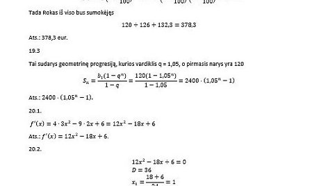 Skelbiami matematikos egzamino atsakymai