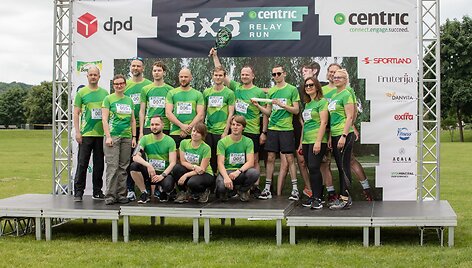 Kaune įvyko tvarus estafetinis miesto bėgimas &bdquo;Centric 5x5 Relay Run&ldquo;